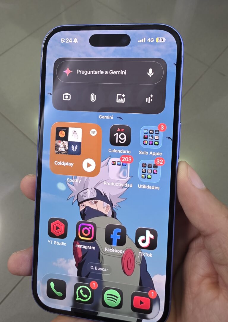 Pantalla de Inicio